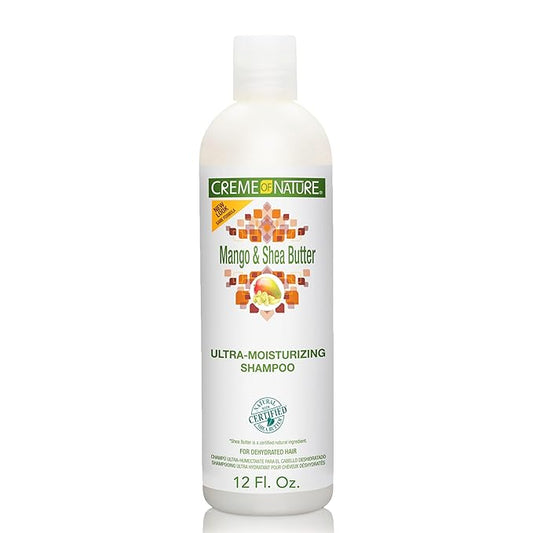 Creme Of Nature Mango Shea Butter Ultra Moisturizing Shampoo - 12 Oz