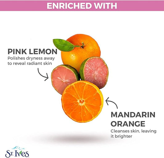 St. Ives Even & Bright Pink Lemon & Mandarin Orange Scrub