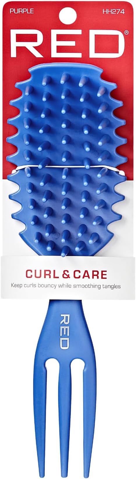 Red Curl & Care Detangling Brush