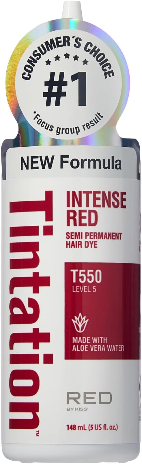 Kiss Colors Tintation Semi Permanent Hair Color With Aloe Vera Water 5 oz