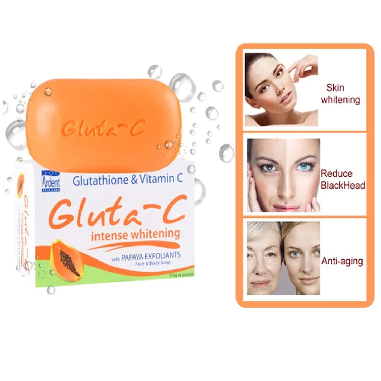 Gluta-C Intense Whitening Face And Body Soap - 135 g