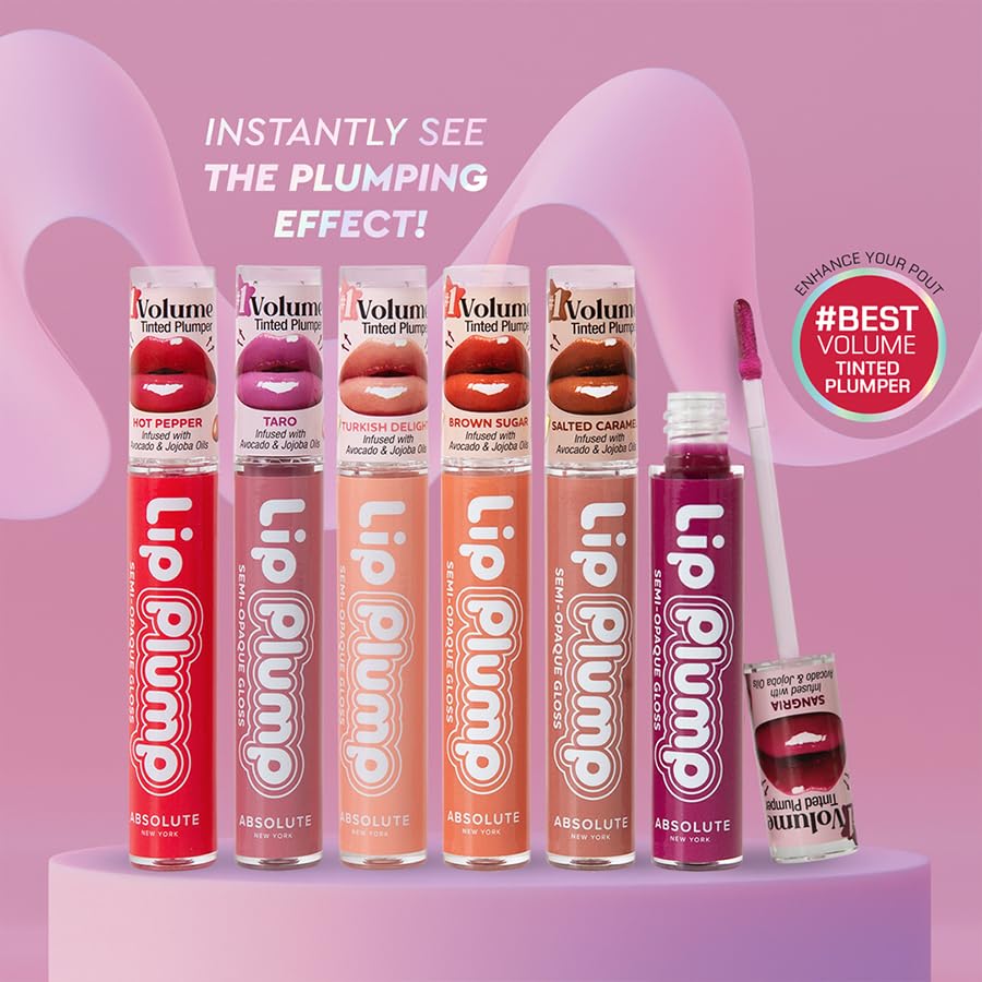 ABSOLUTE Lip Plump High Shine Gloss 2.5ml new