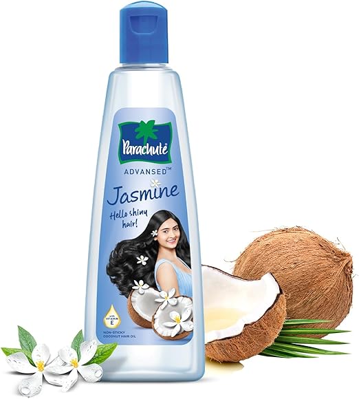 Parachute Advanced Jasmine Coconut Herbal Hair Non Sticky Oil 300ml