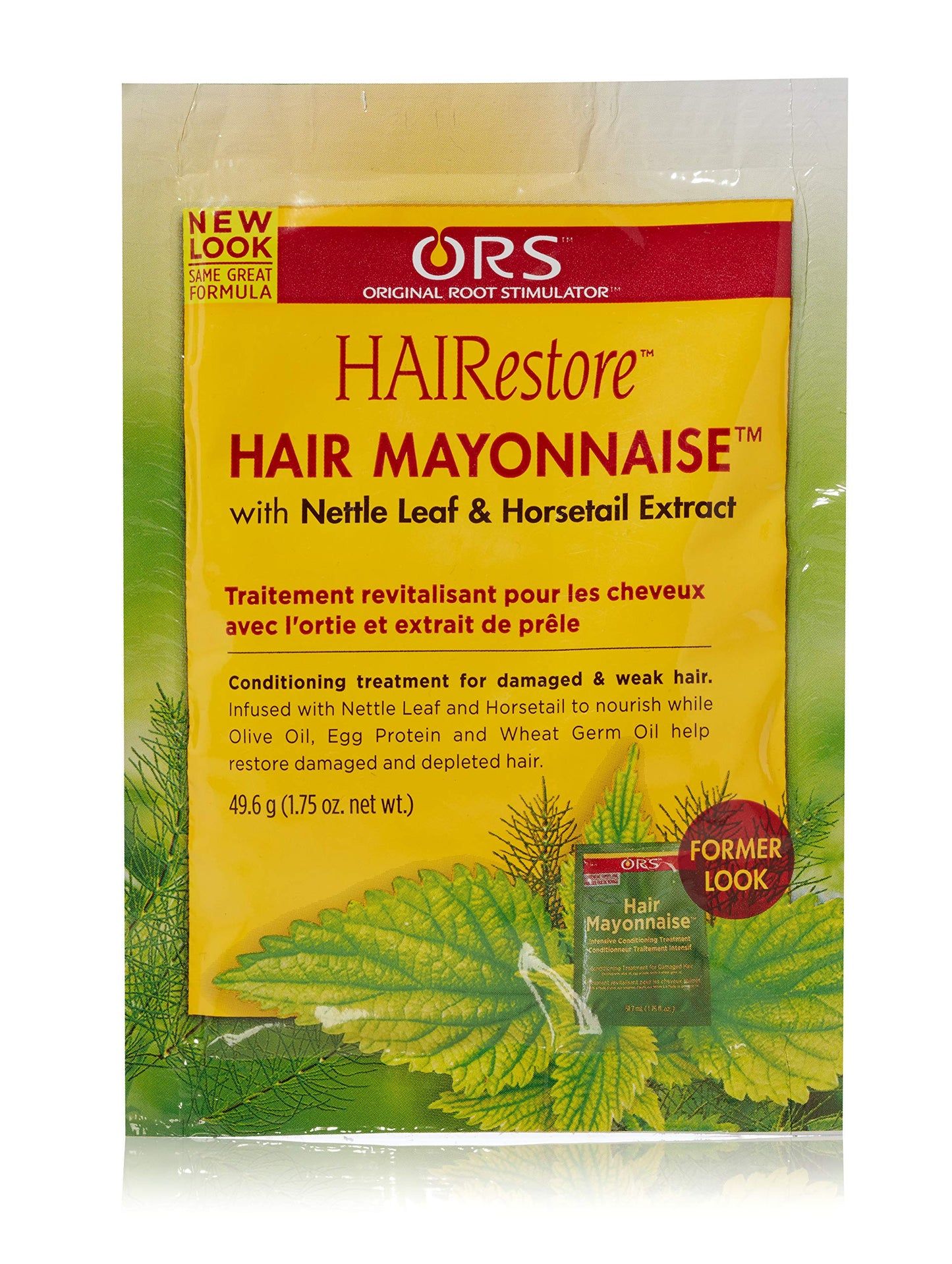 Organic Root Stimulator Hair Mayonnaise Intensive Conditioning Treatment Sachet 1.75 Oz