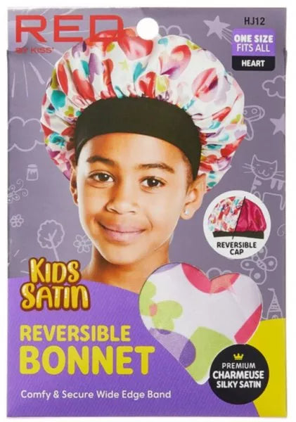 Red By Kiss: Kids Reversible Bonnet - Heart HJ12