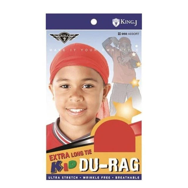 King . J Extra Long Tie Kid Durag