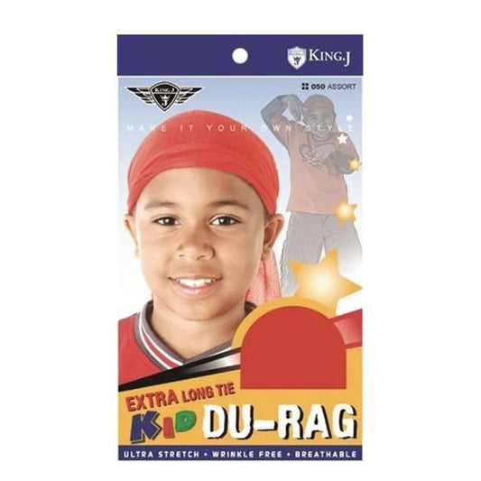 King . J Extra Long Tie Kid Durag