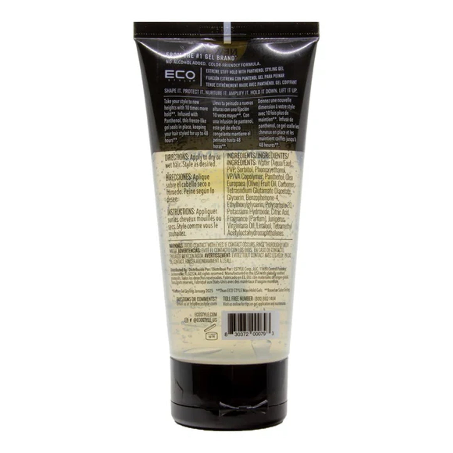 Eco Style Extreme Stiff Hold Styling Gel 6oz