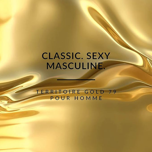 Territoire Eau De Parfum, Men's Cologne Gold 100ml