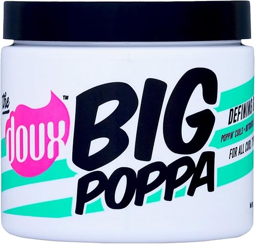The Doux Big Poppa Defining Hair Gel for All Curl Types 16oz