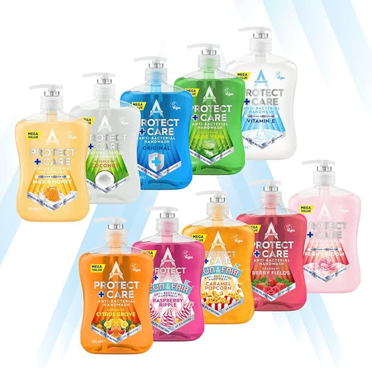 Astonish Protect + Care Anti-Bacterial Handwash 600ml