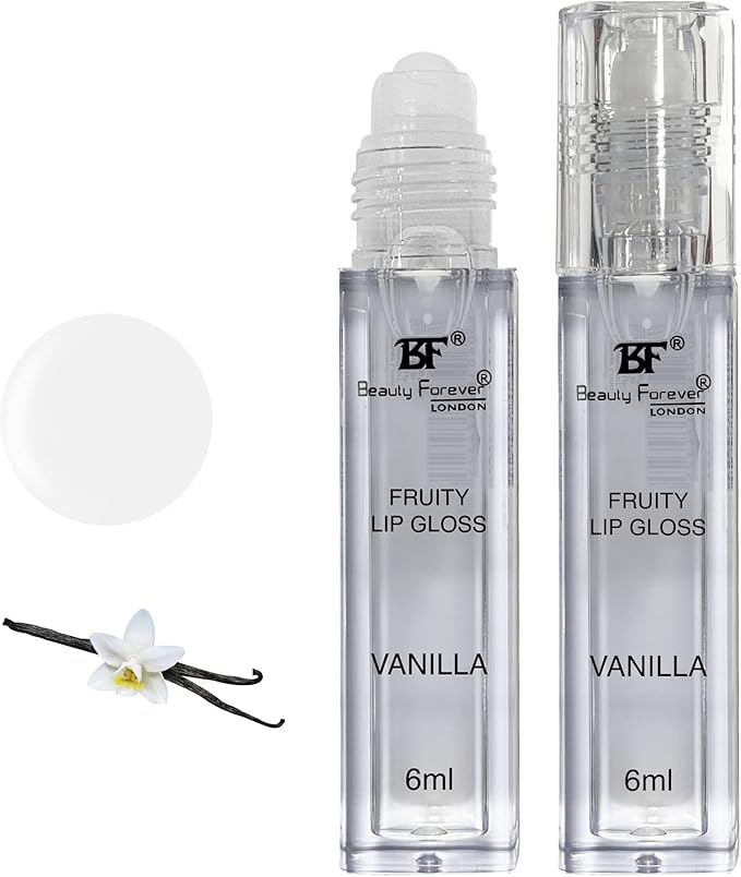 Beauty Forever Fruity Roll on Lip Gloss, Moisturising & Hydrating 4ml