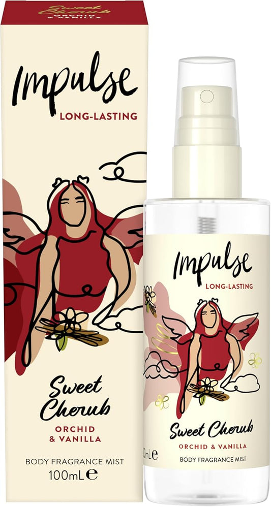 Impulse Sweet Cherub Orchid & Vanilla Body Mist 100ml