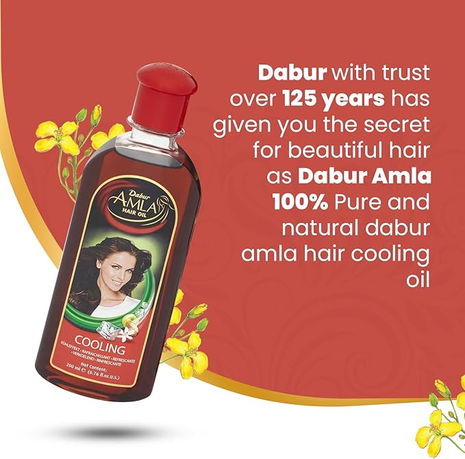 Dabur Amla Hair Oil Cooling 200ml