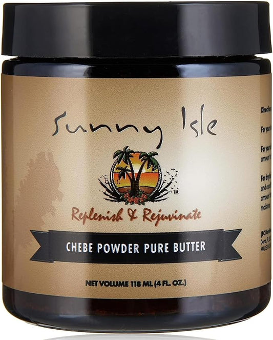 Sunny Isle Jamaican Black Castor Oil Pure Butter Infused with Chebe Powder 4oz