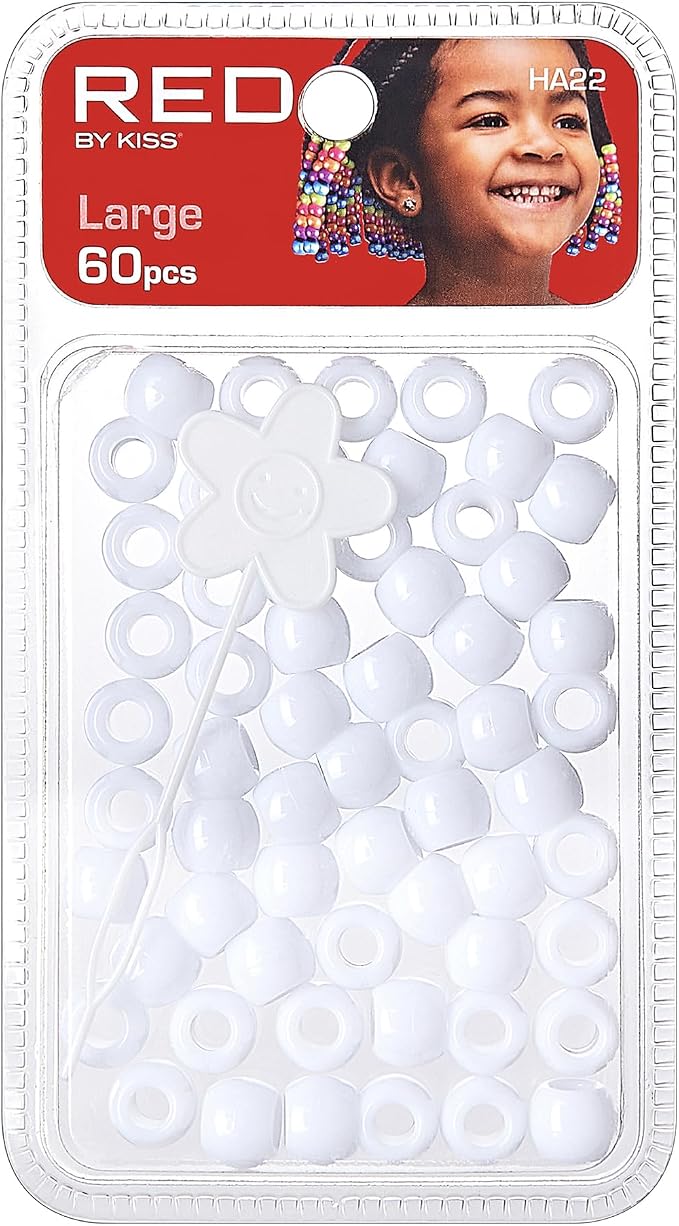 RED By Kiss 60 Large Pieces Hair Beads