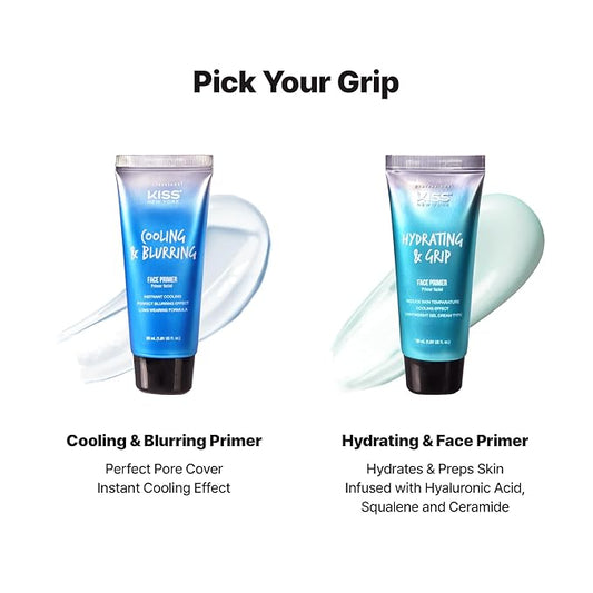 KISS NEW YORK Professional Face Primer Cooling ,Blurring & Hydrating Grip 30ml