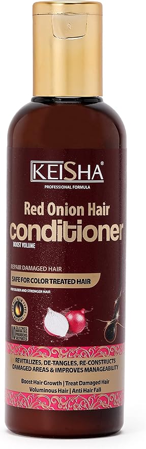 Keisha Red Onion Hair Conditioner To Repair Damaged Hair Sulphate Free 200ml