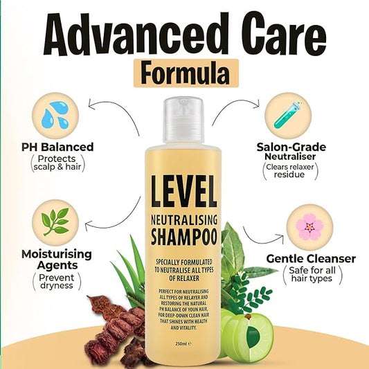 Level Neutralising Shampoo for Relaxer Treatment 250ml