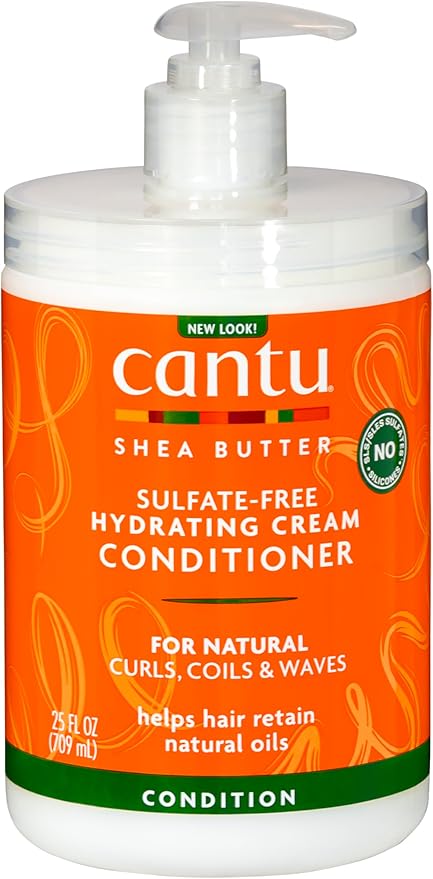Cantu Shea Butter Sulfate-Free Hydrating Cream Conditioner 25 Oz (709g) - product detail | CC Hair & Beauty