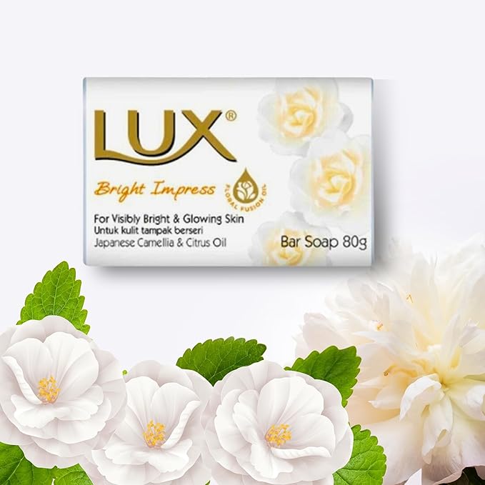 Soap Bar Bundle with 3x Lux Soap Floral Fusion Beauty Bars