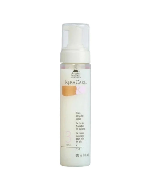 Avlon KeraCare Foam Wrap-Set Lotion 240ml