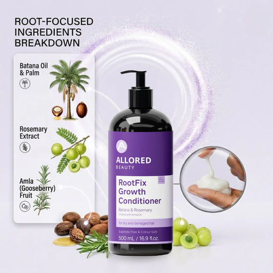Allored Professional RootFix Growth Conditioner with Batana Rosemary and Amla Oil 500ml