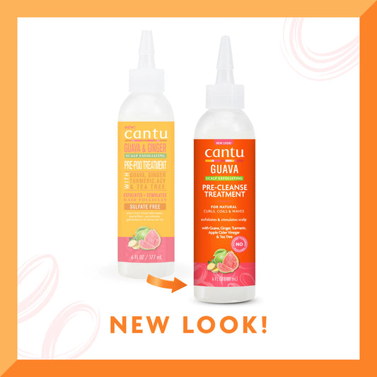 Cantu Guava and Ginger Scalp Exfoliating Pre-Poo