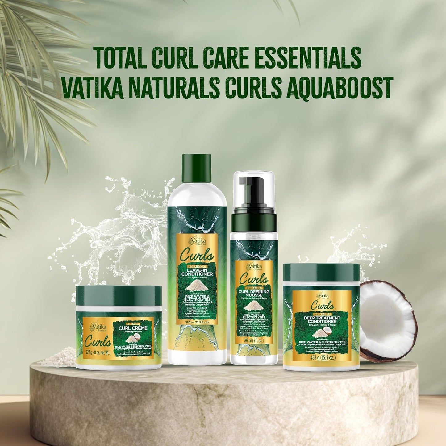 Vatika Naturals Curls AQUABOOST Daily Styling Lotion 370ml