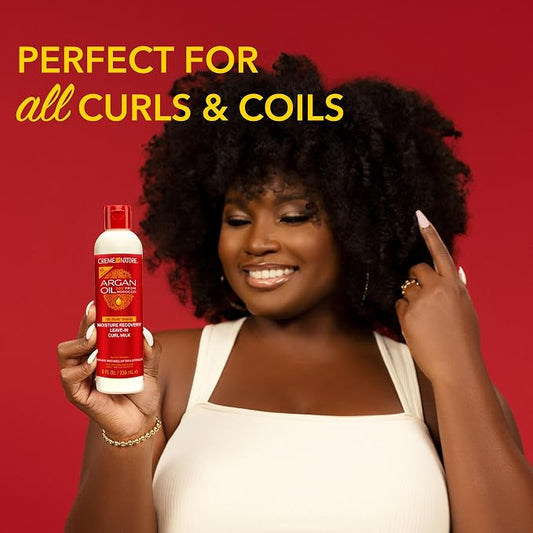 Creme Of Nature Argan Oil Argan Buttermilk Leave-In Hair Milk 8 oz