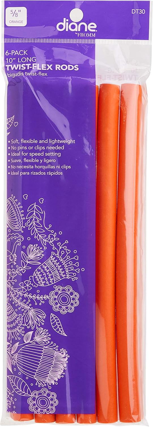Diane Twist-Flex Rods Orange 5/8" 10"