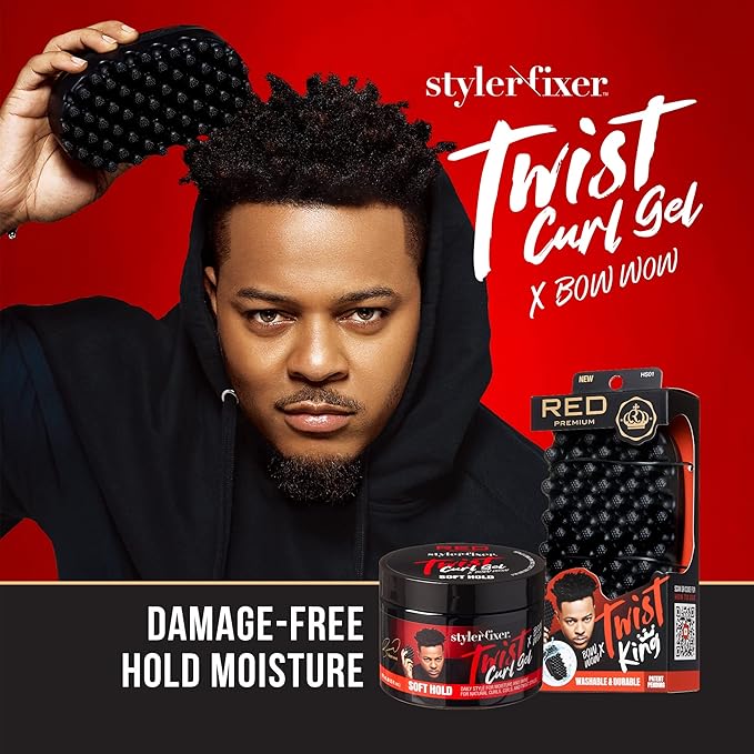 RED By Kiss X Bow Wow Styler Fixer Twist Curl Gel 6oz