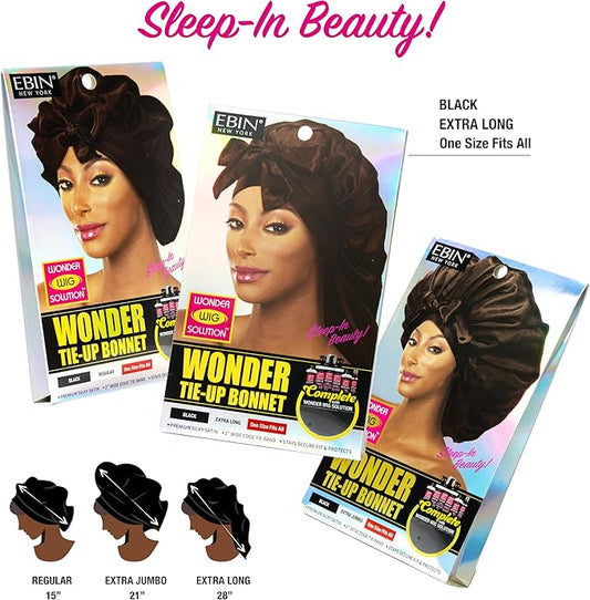EBIN NEW YORK Wonder Wig Solution Tie-Up Bonnet