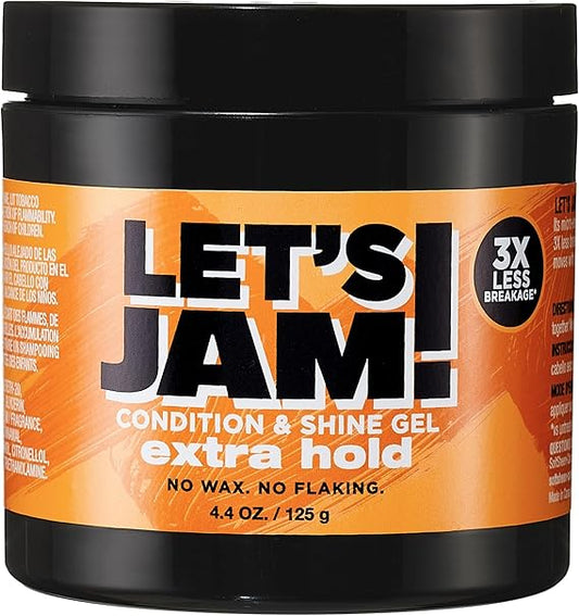 Lets Jam Condition and Shine Hair Gel Extra Hold 125g
