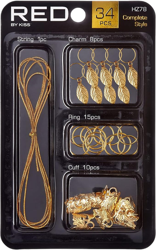 RED by Kiss Dreadlock Jewelry Complete Kit Braid