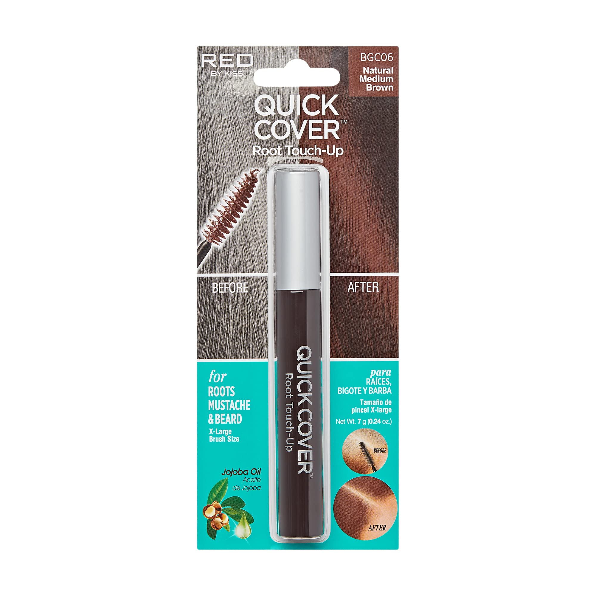 Kiss Colors Quick Cover Brush-In Color Touch Up - Keep
