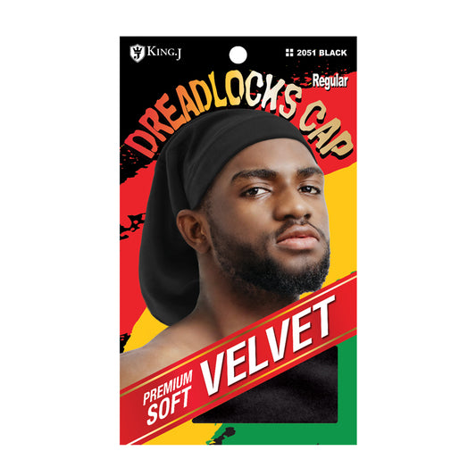 King.J Unisex Velvet Cap For Dreadlocks