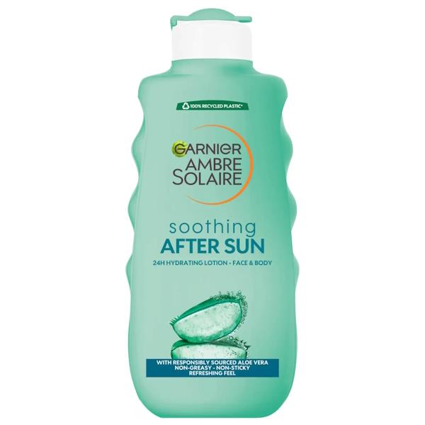 Garnier Ambre Solaire After Sun Soothing and Hydrating Lotion with Natural Derived Aloe Vera 200ml