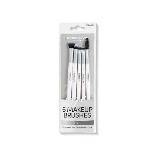 Absolute New York Poppy & Ivy Makeup Brushes - 5 Brochas