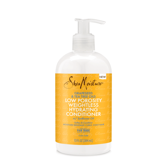 Shea Moisture Grapeseed And Tea Tree Oils Low Porosity Weightless Hydrating Conditioner
