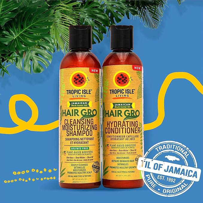 Tropic Isle Hair Gro Cleansing Hydrating Conditioner 8oz