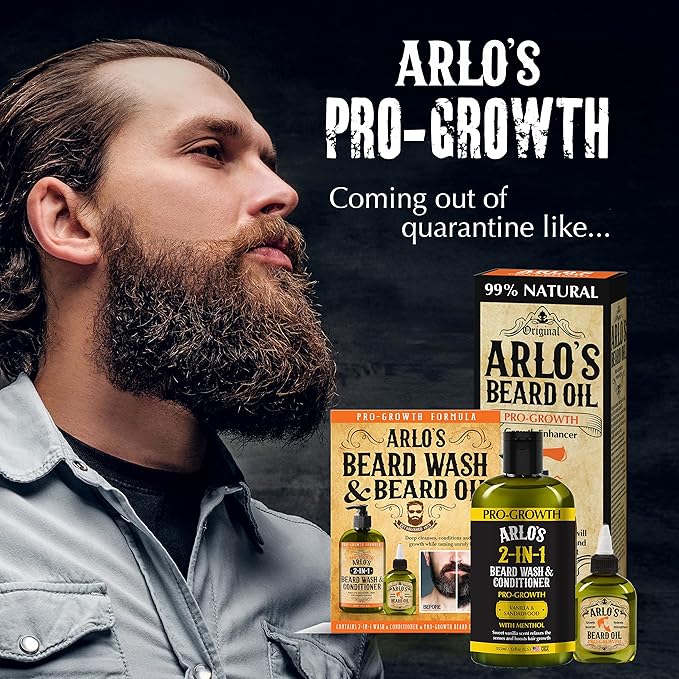 Arlo's Pro-Growth 2-in-1 Beard Wash and Conditioner 12oz