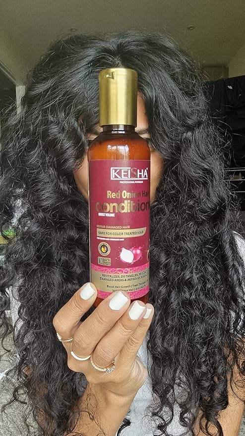 Keisha Red Onion Hair Conditioner To Repair Damaged Hair Sulphate Free 200ml