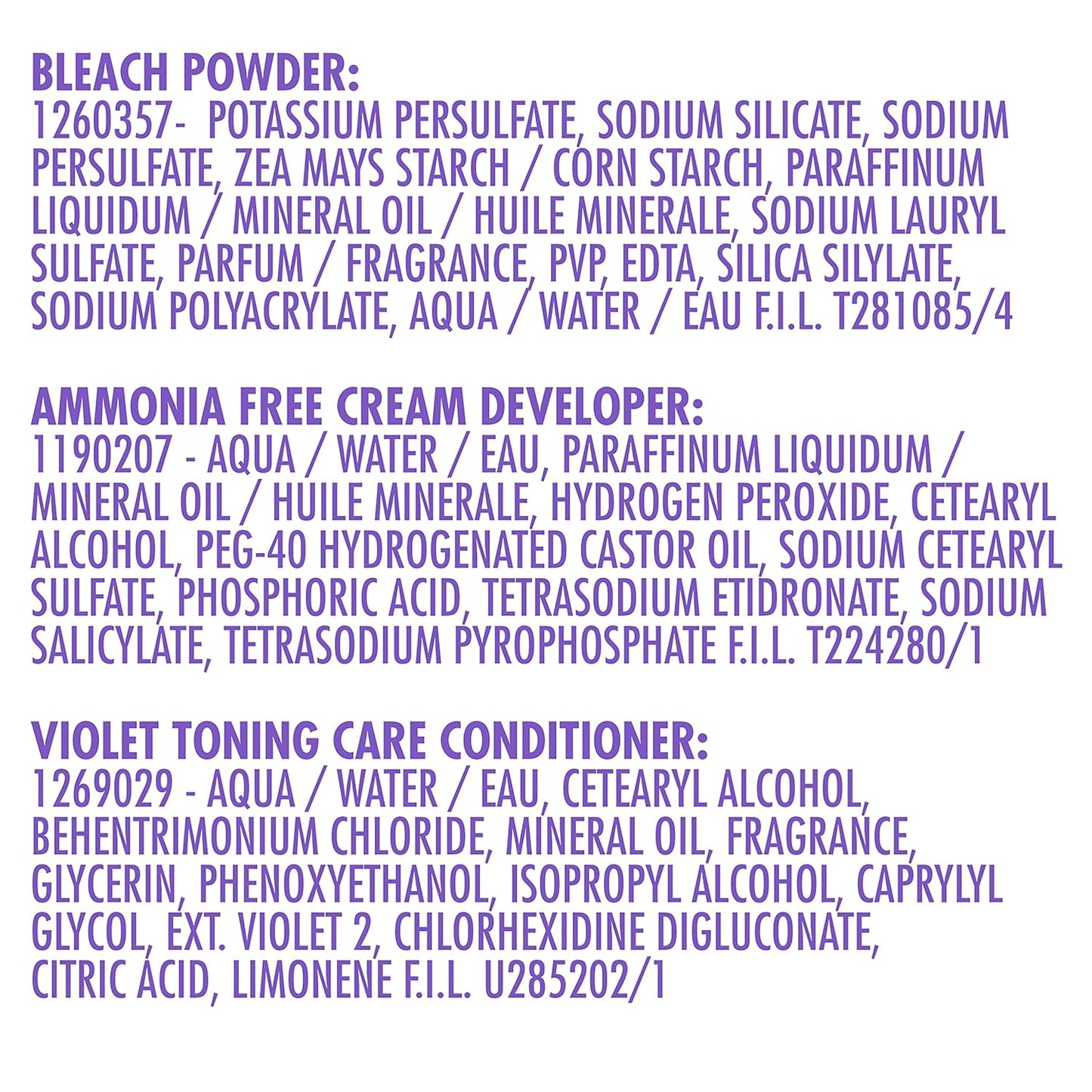 Dark and Lovely Uplift Bleaching Kit with Powder, Developer & Toner for Blonde Hair