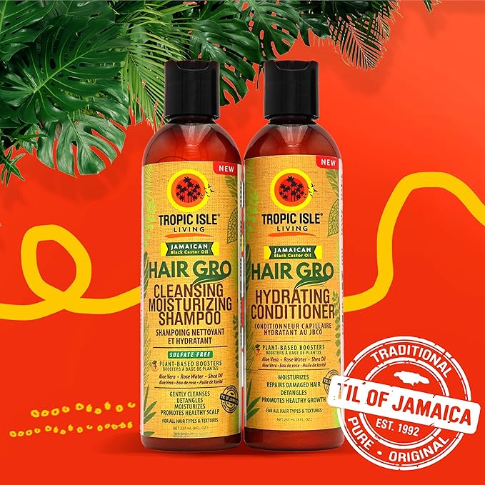 Tropical Isle Hair Gro Cleansing Moisturizing Shampoo 237ml