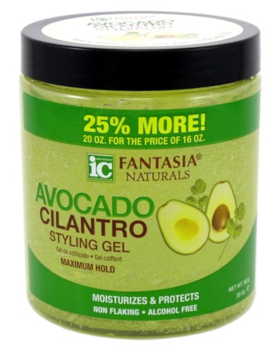 IC Fantasia Avocado Cilantro Styling Gel Maximum Hold, 20 Oz