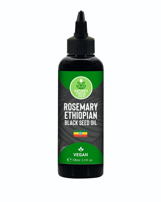 Natures Circle Oils Rosemary Ethiopian Black Seed Oil 100ml / 3.5oz