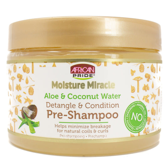 African Pride Moisture Miracle Pre Shampoo - 12 Oz