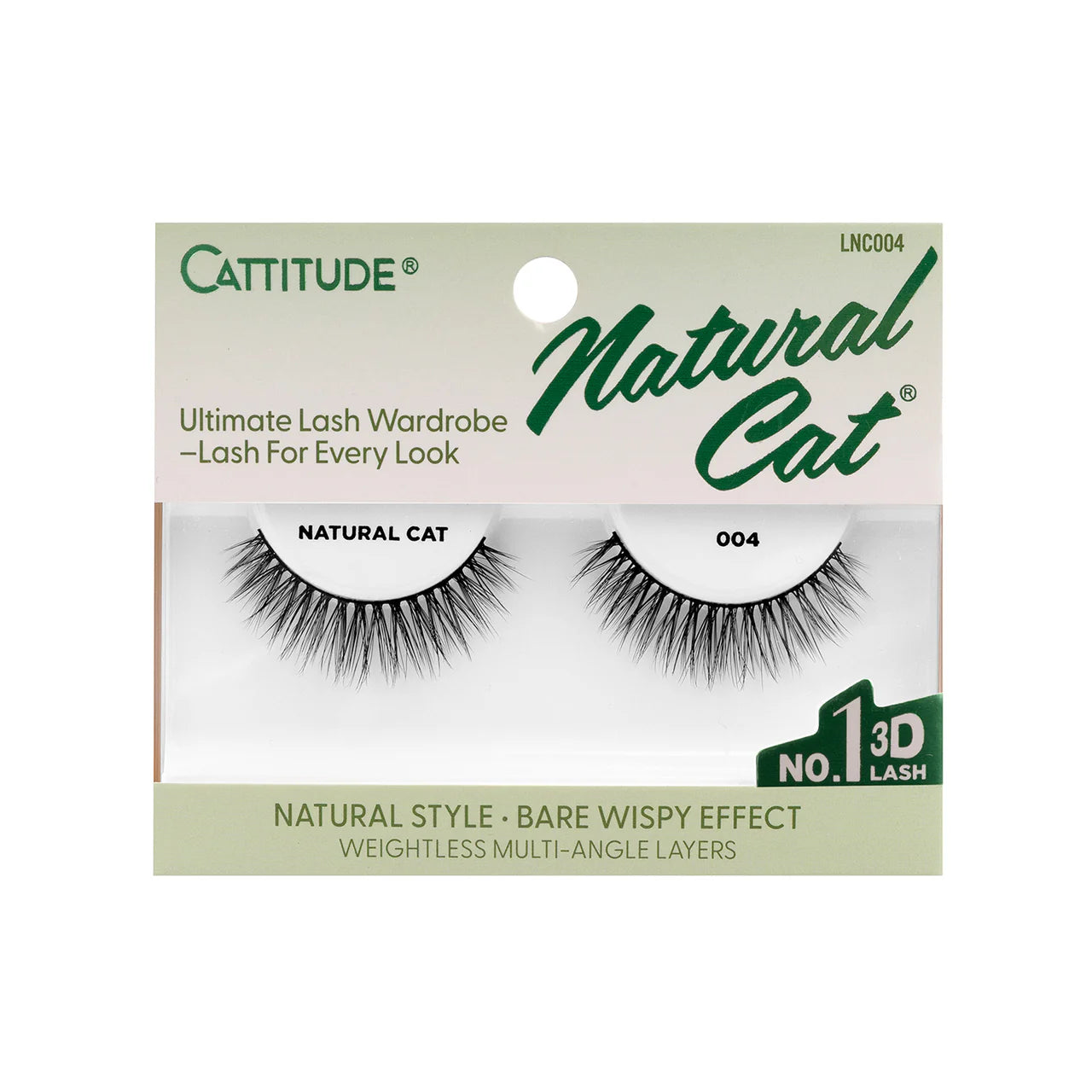 Ebin New York Cattitude Lashes - Natural Cat