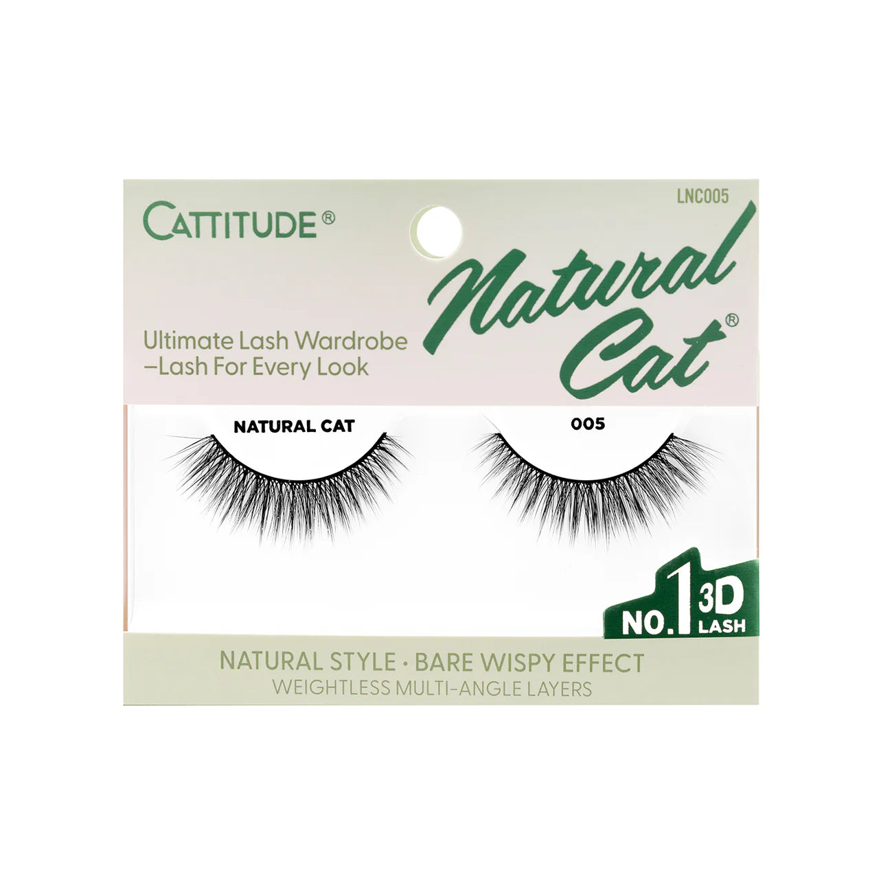 Ebin New York Cattitude Lashes - Natural Cat